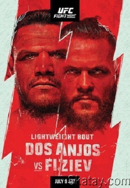 Смешанные единоборства. UFC on ESPN: Рафаэль дос Аньос - Рафаэль Физиев / Основной Кард / UFC on ESPN: dos Anjos vs. Fiziev / Main Card (202