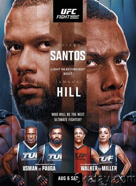 UFC on ESPN: Тиаго Сантос vs. Джамал Хилл / Полный Кард / UFC on ESPN: Santos vs. Hill / Full Even (2022) IPTVRip 720p