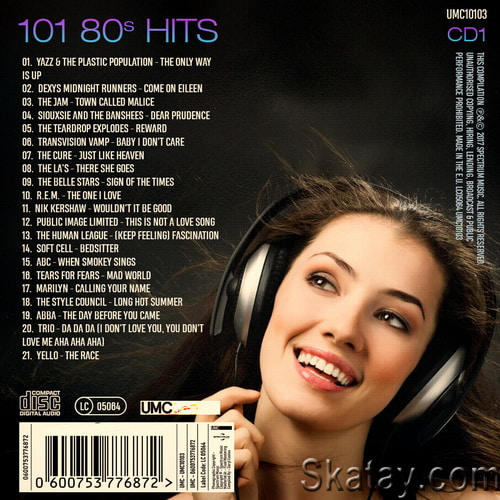 101 80s Hits (5CD) (2017) OGG