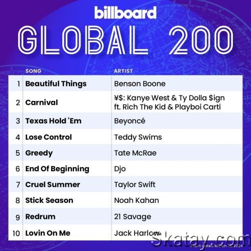 Billboard Global 200 Singles Chart 16.03.2024 (2024)