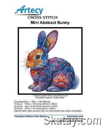 Artecy Cross Stitch - Mini Abstract Bunny (2024)