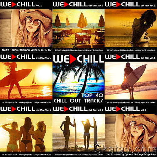 We Chill Series: Top Tracks of 100 % Relaxing Cafe - 8 Releases (2012-2017)