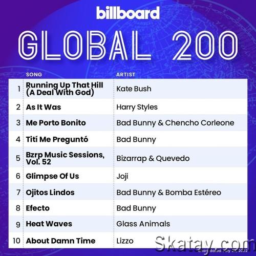 Billboard Global 200 Singles Chart (23-July-2022) (2022)