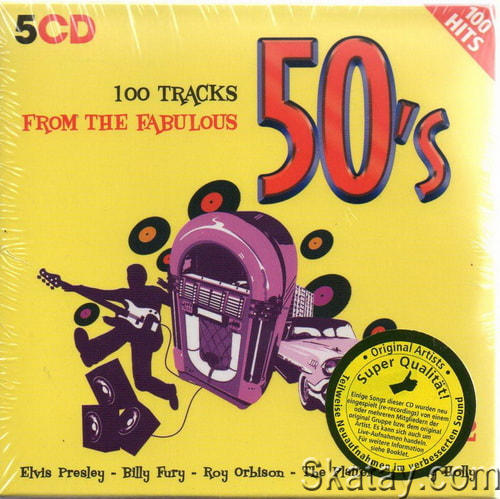100 Tracks From The Fabulous 50s vol.2 (5CD) (2009)