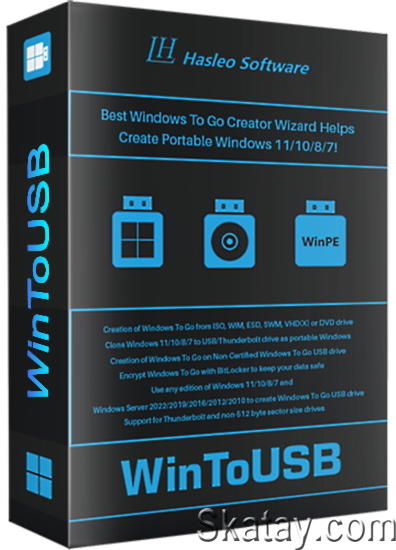 WinToUSB Pro / Enterprise / Technician 7.2 RePack + Portable