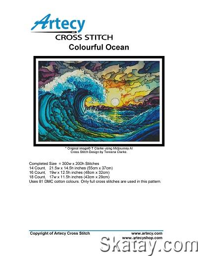 Artecy Cross Stitch - Colourful Ocean