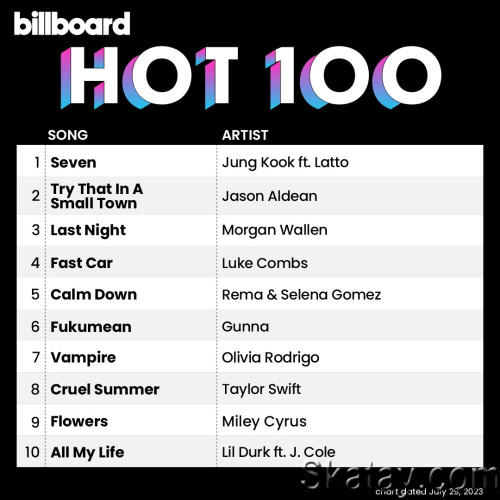 Billboard Hot 100 Singles Chart (29-July-2023) (2023)