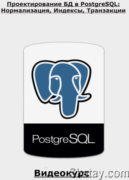 Проектирование БД в PostgreSQL: Нормализация, Индексы, Транзакции (2023) /Видеокурс/