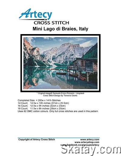 Artecy Cross Stitch - Mini Lago di Braies, Italy (2023)