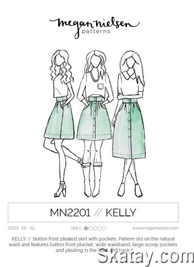 Megan Nielsen Kelly Skirt pattern (2020)