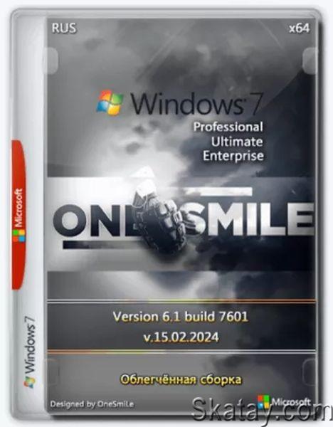 Windows 7 SP1 x64 Rus by OneSmiLe (15.02.2024) (RU/2024)