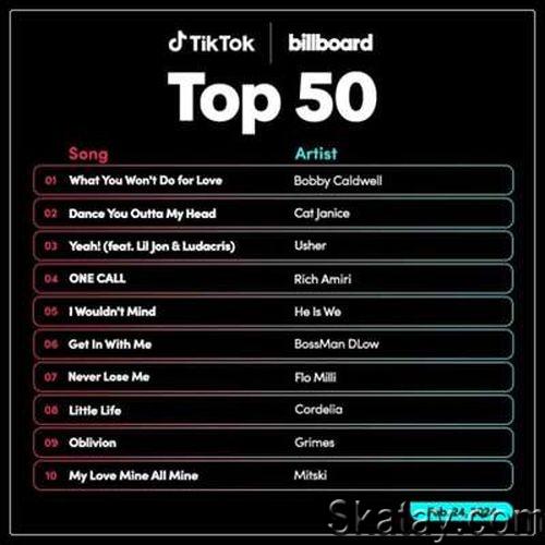 TikTok Billboard Top 50 Singles Chart 24.02.2024 (2024)