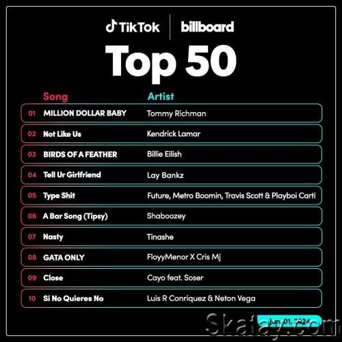 TikTok Billboard Top 50 Singles Chart 01.06.2024 (2024)