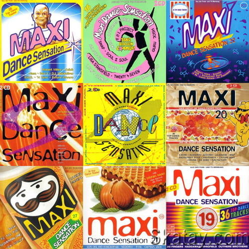 Maxi Dance Sensation Vоl.01-27 (54CD) (1990-1997)