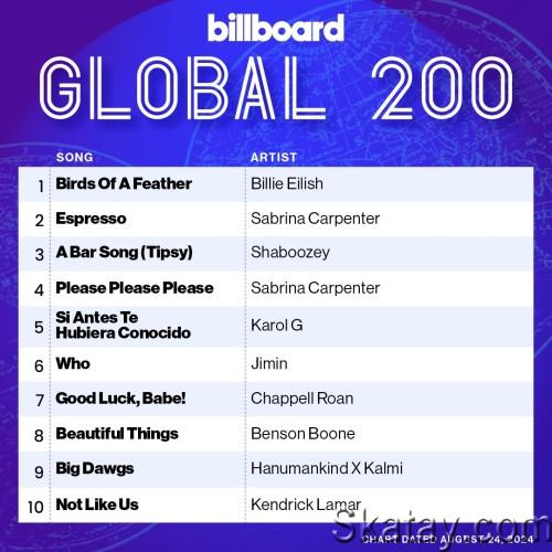 Billboard Global 200 Singles Chart 24.08.2024 (2024)