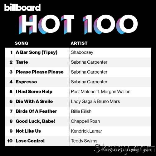 Billboard Hot 100 Singles Chart 07.09.2024 (2024)