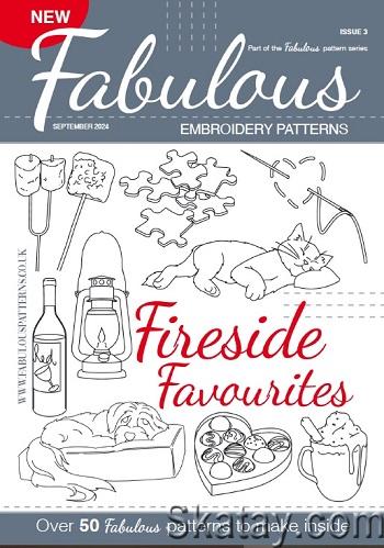 Fabulous Embroidery Patterns №3 (2024) Fireside Favourites