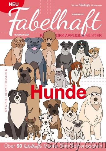 Fabelhaft Patchwork Appliqué-Muster №4 (2024) Hunde