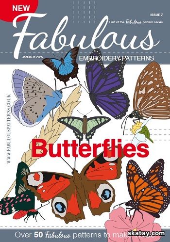 Fabulous Embroidery Patterns №7 (2025) Butterflies