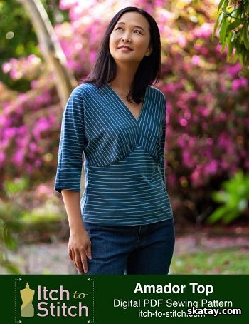 Amador Top Digital Sewing Pattern (2023)