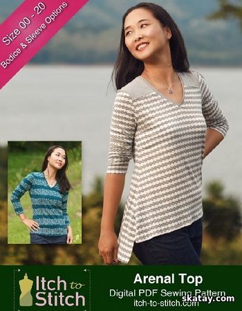 Arenal Top Digital Sewing Pattern (2016)