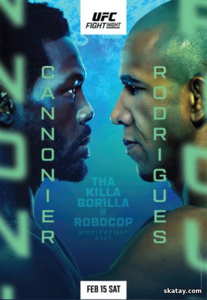 UFC Fight Night 251: Каннонир vs. Родригес / UFC Fight Night 251: Cannonier vs. Rodrigues (2025) HDTVRip 720p