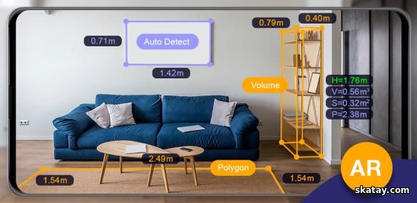AR Ruler App:Tape Measure Cam - Линейка Рулетка v2.8.16 Mod (Android)